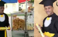 "Nunca es tarde para cumplir tus sueos": Vendedor de canchita logr graduarse de la universidad