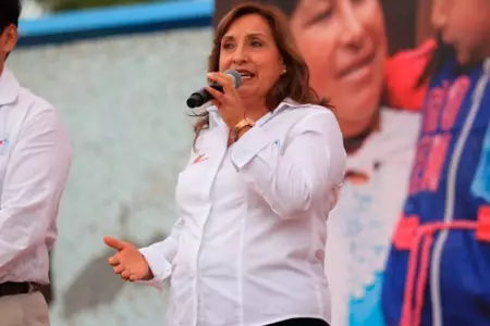 Dina Boluarte, presidenta de la República.