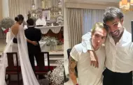 Se dieron el s! Karen Schwarz y Ezio Oliva se casaron en boda religiosa