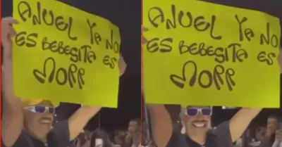 Feid le respondi a Anuel con un cartel.