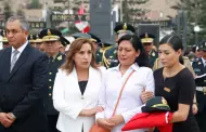 Dina Boluarte: Presidenta asisti a homenaje de polica que falleci en Puno tras recibir un disparo en el trax