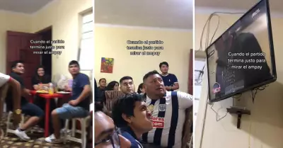 Hinchas de Alianza Lima son captados atentos al ampay de la pareja de 'Cuto' Gua