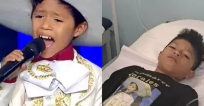 Ganador de 'La Voz Kids' se viene recuperando de dengue.