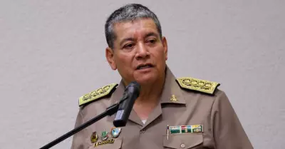 Jorge Angulo, comandante general de la Policía Nacional.