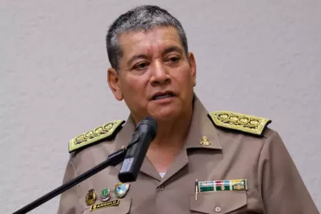 Jorge Angulo, comandante general de la Policía Nacional.