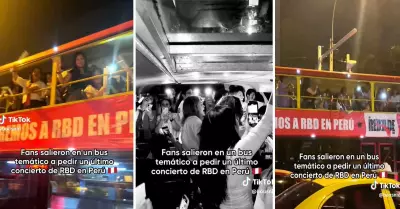 Fans de RBD se movilizaron en bus temtico para pedir un ltimo concierto.