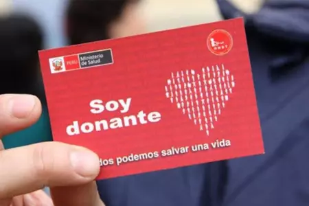 Solo 3 millones de peruanos dijeron 'S' a la donacin de rganos.