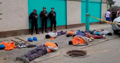 Liberan a siete 'roba cables' capturados por la Polica.