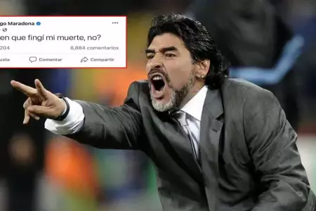 Hackean la cuenta de Facebook de Diego Armando Maradona.