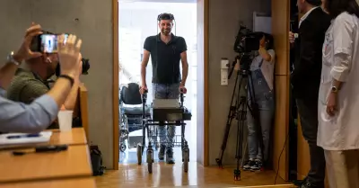 Un parapljico vuelve a caminar gracias a la combinacin de dos tecnologas