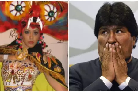 Karen Schwarz discutía con Evo Morales