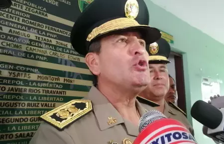 General PNP asegura que índice delictivo ha disminuido con llegada de DINOES