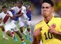 James Rodríguez critica a Perú por repechaje al mundial.