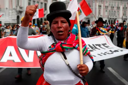 Anuncian tercera marcha hacia Lima.