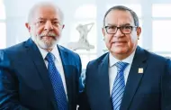 Alberto Otárola se reúne con Lula da Silva y ratifica el compromiso peruano para la integración sudamericana