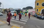 Trujillo: Madres continúan haciendo el trabajo de la Policía de Tránsito en exteriores de colegio