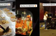 Noble gesto! Joven reparte comida a trabajadores nocturnos y habitantes de calle