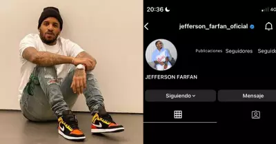 Jefferson Farfn cierra su Instagram