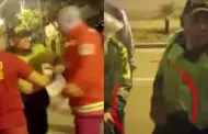 Surco: ¡Insólito! Gresca entre policías y bomberos durante intervención de auxilio a extranjero herido