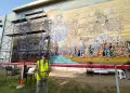 Después de 34 años recuperan majestuosidad del "Mural Alegórico a César Vallejo"