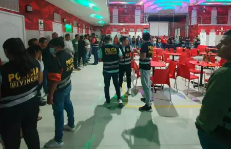 Operativo policial en "Las Gatitas Vip".