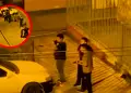 Los Olivos: ¡Insólito! Policías realizan disparos al aire mientras beben licor en plena vía pública