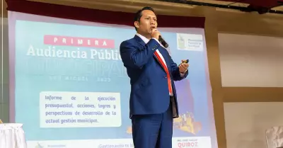 Denuncian a alcalde José Carlos Quiroz Calderón.