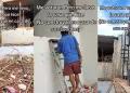 Hombre termina con su pareja y decide destruir el piso que levantó en casa de su