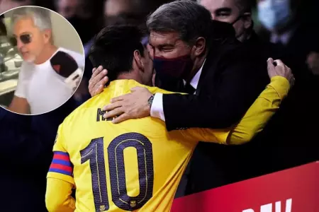 Jorge Messi es captado en reunión con presidente del FC Barcelona