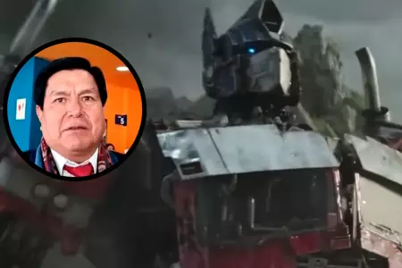 Alcalde de Cusco asistió a avant premiere de Transformers.