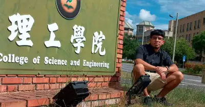 Ingeniero peruano trabaja en estudio en la universidad de Taiwán.
