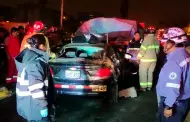 Surco: Dos muertos y un herido de gravedad deja choque de taxi con triler