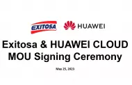 Exitosa y Huawei establecen una relacin de cooperacin estratgica para impulsar la transformacin digital