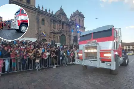 Optimus Prime se encuentra con Inca en Cusco
