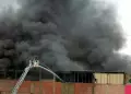 La Victoria: Reportan incendio de grandes proporciones en las inmediaciones de Gamarra