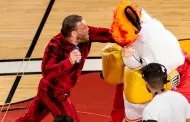 Inslito! Conor McGregor noquea a la mascota de Miami Heat y se vuelve viral