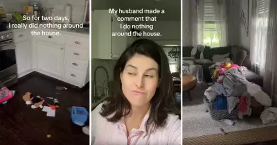 Mujer deja de limpiar su casa porque esposo la llamaba "floja".