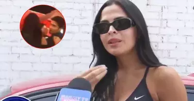 Gianella Rázuri afirma que no pasó nada con Rodrigo Cuba en su departamento.