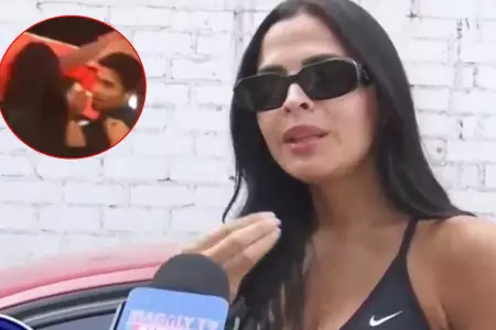 Gianella Rázuri afirma que no pasó nada con Rodrigo Cuba en su departamento.