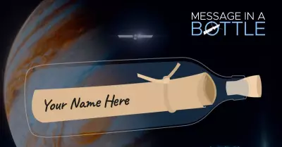 NASA lanz la iniciativa "Mensaje en una Botella".