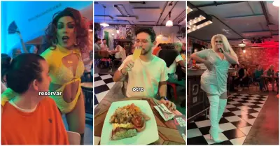 Restaurante ofrece buffet y espectculo de drag queens