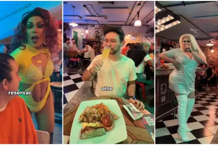 Restaurante ofrece buffet y espectculo de drag queens