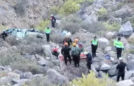 Accidente en la va Arequipa-Yura dej seis muertos y once heridos