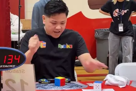 Max Park rompe rcord mundial de cubo de Rubik.