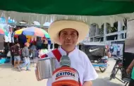 Pedro Castillo? Emolientero de Chiclayo impacta por su gran parecido con el expresidente