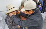 Trujillo: Anciana de 100 aos hace cola en Banco de la Nacin desde la madrugada