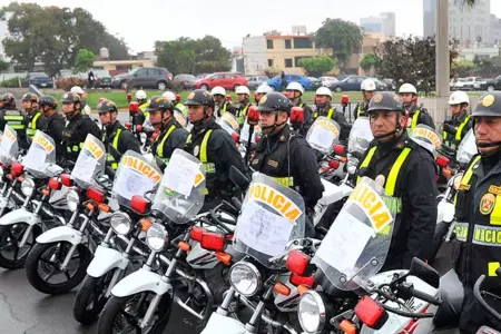 Polica Nacional anuncia nuevo servicio de patrullaje motorizado.