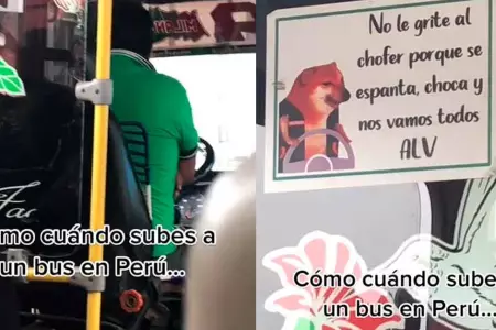 Chofer de micro sorprende a pasajeros con mensaje inesperado.