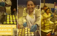 Ingenio y creatividad! Peruana vende anticuchos de huevo de codorniz