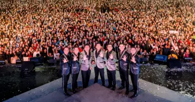 Grupo 5 celebr conciertos en Arequipa.